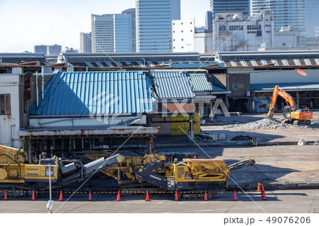 築地市場　解体中 49076206