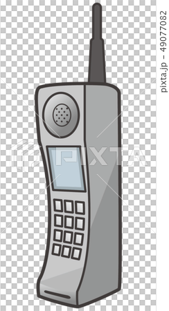 旧型携帯電話機のイメージイラスト 旧型携帯電話機のイメージイラスト 49077082