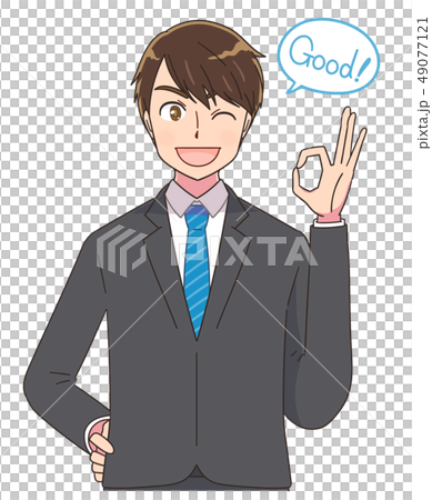Suit men job hunting anime touch Suit men job hunting anime touch 49077121