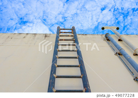 Stair old vertical industrial metal rusted Stair old vertical industrial metal rusted 49077228