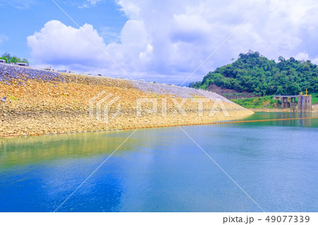 Water in dam countryside the for Power generation 49077339