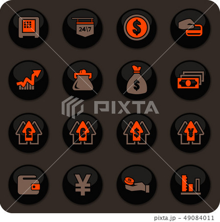 Currency exchange icons set Currency exchange icons set 49084011