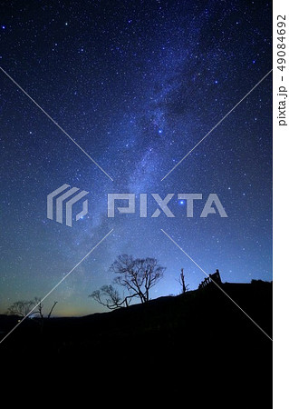 北海道藻琴山からの天の川 49084692