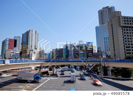 日本の東京都市景観 飯田橋駅前などを望む(奥にJR飯田橋駅) 日本の東京都市景観 飯田橋駅前などを望む(奥にJR飯田橋駅) 49085578