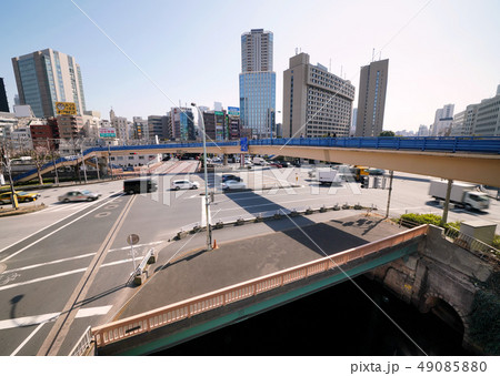 日本の東京都市景観 飯田橋駅前などを望む(奥にJR飯田橋駅) 日本の東京都市景観 飯田橋駅前などを望む(奥にJR飯田橋駅) 49085880