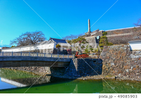■ 甲府城 ■ 舞鶴城公園 ■ 快晴 ■ 山梨県 ■ 冬 49085903