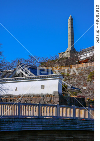 ■ 甲府城 ■ 舞鶴城公園 ■ 快晴 ■ 山梨県 ■ 冬 49085910