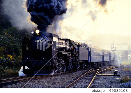 1994年 塩谷駅を発車するC62SLニセコ号 1994年 塩谷駅を発車するC62SLニセコ号 49086108