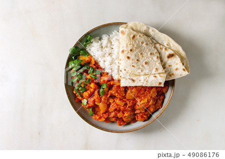 Vegan jackfruit curry 49086176