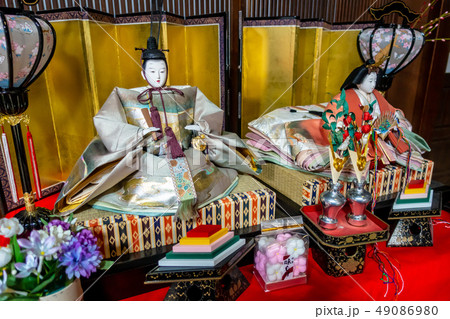 雛人形 桃の節句 49086980