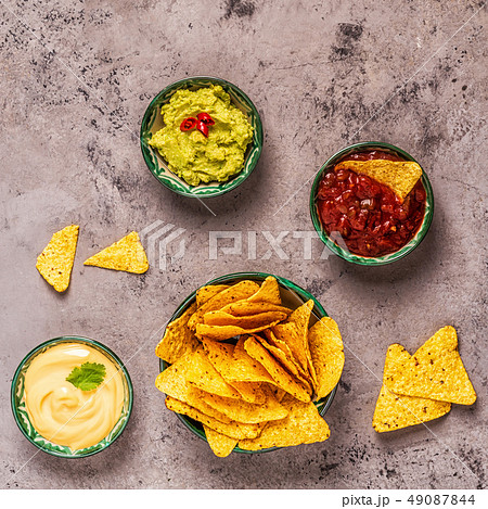 Mexican food background Mexican food background 49087844