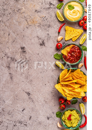 Mexican food background 49087849
