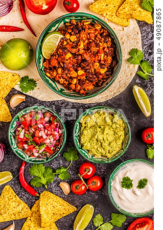 Mexican food concept 49087865