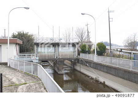 見沼代用水:柴山伏越にて(白岡市側) 見沼代用水:柴山伏越にて(白岡市側) 49091877
