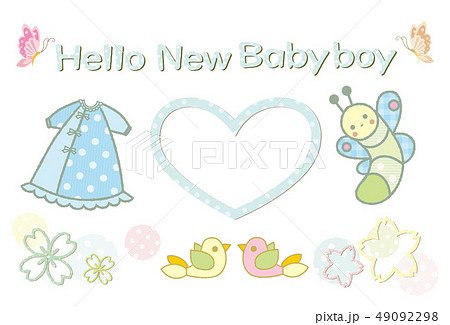 グリーティングカード ベビー ブルー グリーティングカード ベビー ブルー 49092298