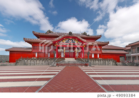 沖縄 首里城】 (高解像度版) 沖縄県那覇市首里金城町１の写真素材 [49093384] - PIXTA