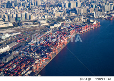 上空から見た大井ふ頭 49094138