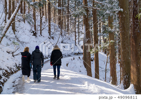 スノーモンキーパークへの遊歩道 49096811