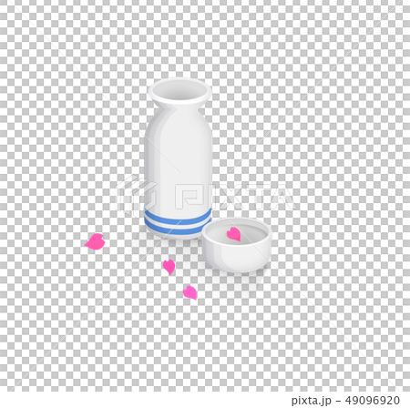 桜-花びら-花見-酒-日本酒(png-切り抜き) 桜-花びら-花見-酒-日本酒(png-切り抜き) 49096920