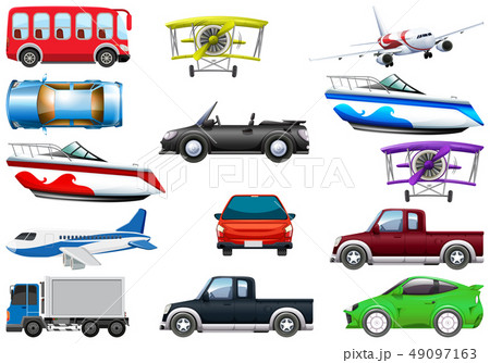 Set of transportation vehicle 49097163