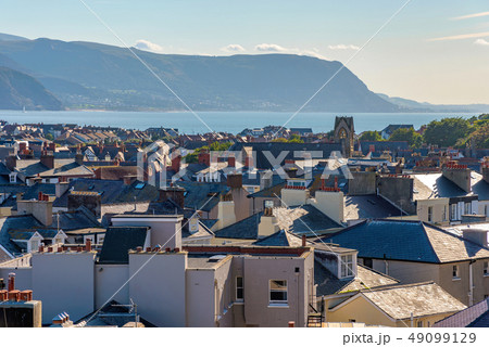 Old British townhouses in Llandudno 49099129