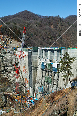 【群馬県】八ッ場ダム(八ツ場ダム)建設中の風景 (周辺風景) 【群馬県】八ッ場ダム(八ツ場ダム)建設中の風景 (周辺風景) 49099514