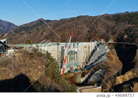 【群馬県】八ッ場ダム(八ツ場ダム)建設中の風景 (周辺風景) 【群馬県】八ッ場ダム(八ツ場ダム)建設中の風景 (周辺風景) 49099757