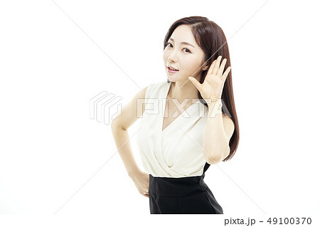 ビジネスウーマン 若い女性 韓国人 49100370