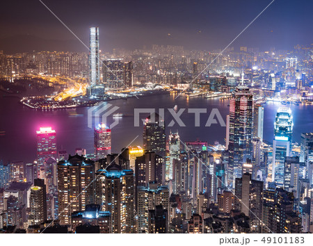 世界三大夜景 香港 ビクトリア・ハーバー 世界三大夜景 香港 ビクトリア・ハーバー 49101183