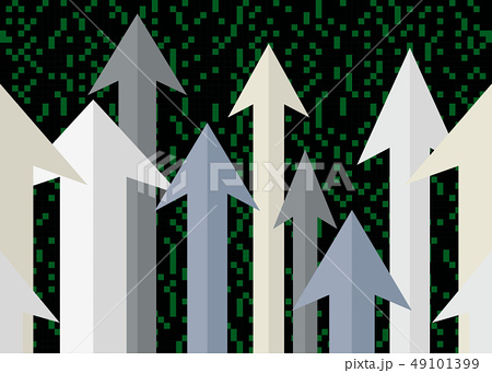 矢印 背景のイラスト素材
