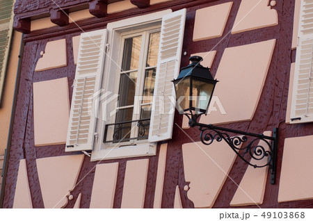 retail of traditional alsatian facades of medieval retail of traditional alsatian facades of medieval 49103868