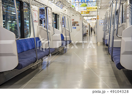 京浜東北線 ｅ233系 車内の写真素材