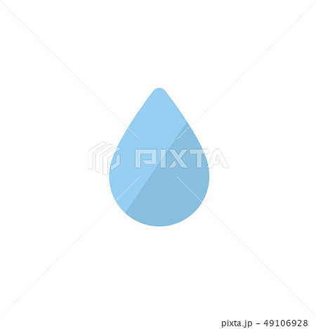 天気アイコン カラー 湿度 水滴 雫 水 のイラスト素材