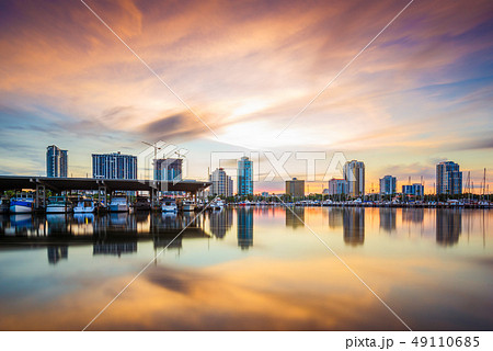 St. Petersburg, Florida, USA downtown city skyline St. Petersburg, Florida, USA downtown city skyline 49110685