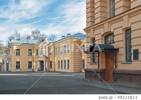 In the courtyard of Trinity Cathedral. In the courtyard of Trinity Cathedral. 49111611