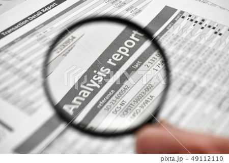 Businessman working and calculating finance. 49112110