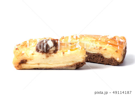 Shortbread biscuits on a white background Shortbread biscuits on a white background 49114187
