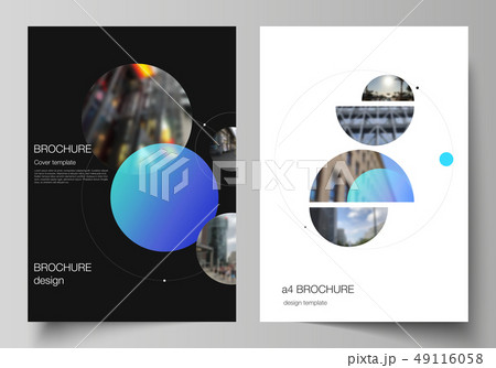 Vector layout of A4 format modern cover mockups design templates for brochure, flyer, booklet Vector layout of A4 format modern cover mockups design templates for brochure, flyer, booklet 49116058