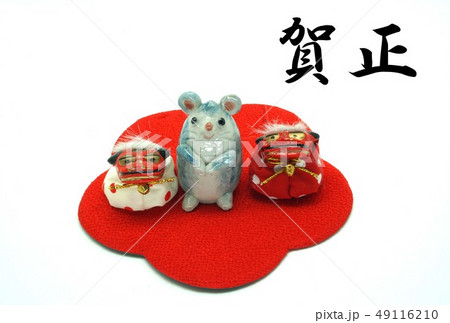 年賀状素材・子年 年賀状素材・子年 49116210