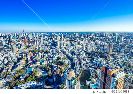 六本木ヒルズからの展望 東京タワー 【東京都】 六本木ヒルズからの展望 東京タワー 【東京都】 49116993
