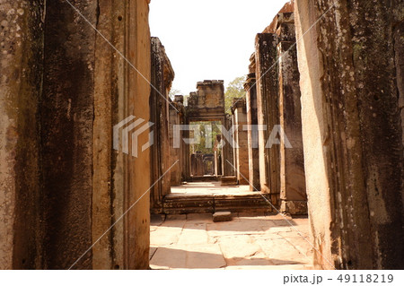 Angkor Thom　アンコールトム　世界遺産　環濠　遺跡　クメール 49118219