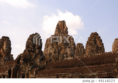 Angkor Thom　アンコールトム　世界遺産　環濠　遺跡　クメール 49118223