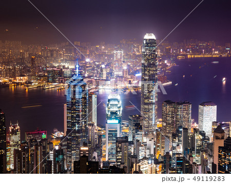 世界三大夜景 香港 ビクトリア・ハーバー 世界三大夜景 香港 ビクトリア・ハーバー 49119283