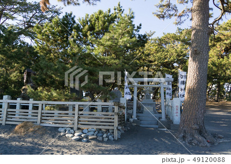 [静岡県]　三保の松原　羽車神社 49120088