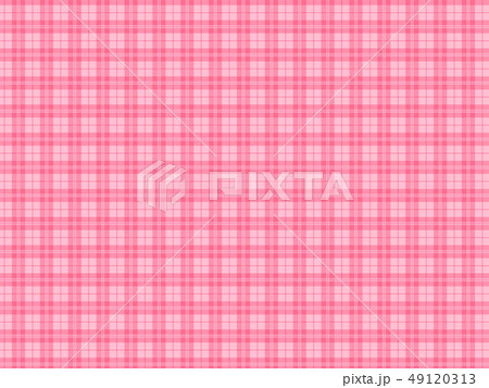 タータンチェック背景 ピンクのイラスト素材