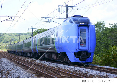 特急スーパー北斗(キハ281系) 室蘭本線 登別~虎杖浜 特急スーパー北斗(キハ281系) 室蘭本線 登別~虎杖浜 49121911