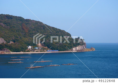 長崎本線（旧線）・大村湾の大俯瞰　キハ66・67　シーサイドライナー 49122648