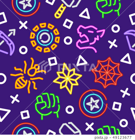 superhero outline seamless pattern superhero outline seamless pattern 49123677