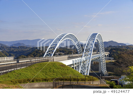 [長崎県]新西海橋と針尾瀬戸 49124477