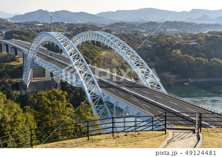 [長崎県]新西海橋と針尾瀬戸 49124481
